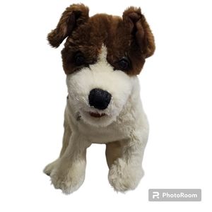Folkmanis Hand Puppet Jack Russell Terrier Dog Puppy Plush Stuffed Toy Realistic